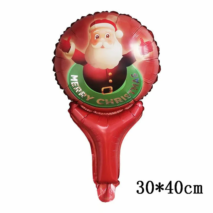 Happy Christmas air globos with Santa Claus