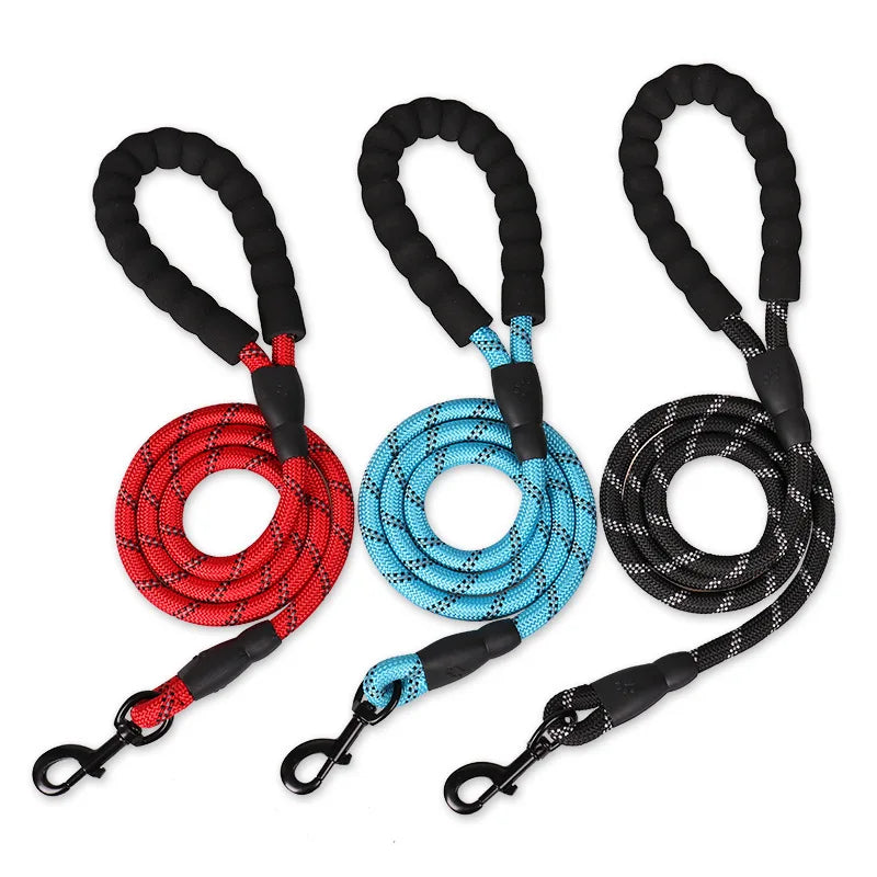 150/200/300cm Strong Dog Leash Pet Leashes Reflective Leash For Big Small Medium Large Dog Leash Drag Pull Tow Golden Retriever