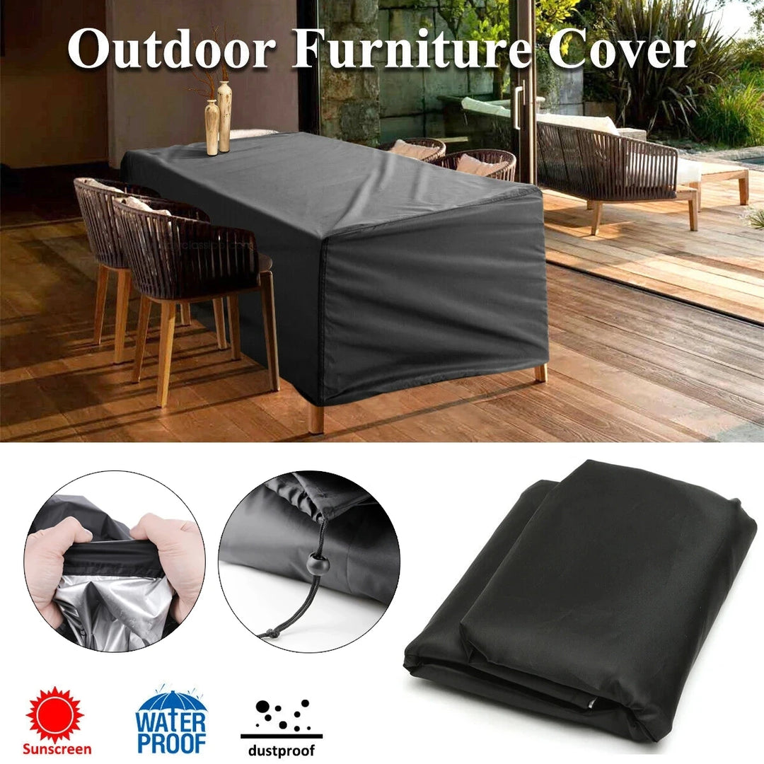 Small size Waterproof Outdoor Patio Cover | Garden Furniture Covers Protects From Rain, Wind, Sun & Snow | Hign Quality cover for Chair,  Sofa, Table & Chairs