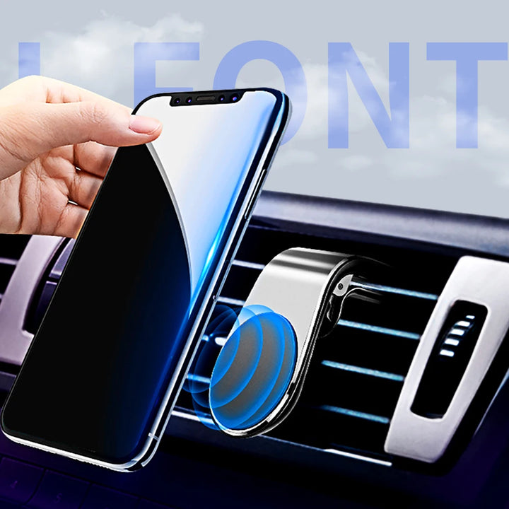 Universal Car Gravity Phone Holder, Car Phone Mount Holder With Easy Powerful Magnetic Lock