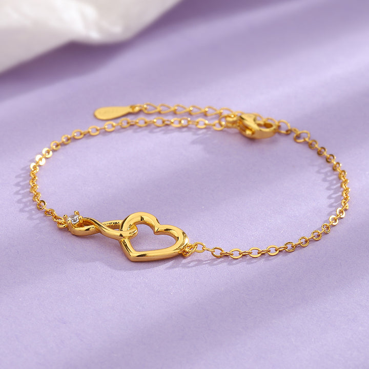 Heart-Shaped Jewelry Bracelet