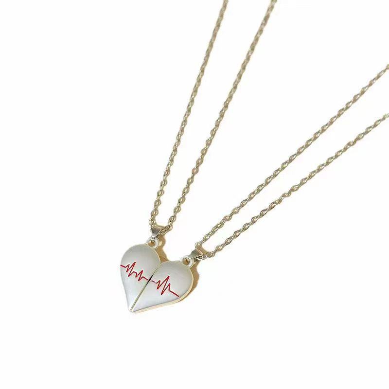 Heart Necklace Couple Gift