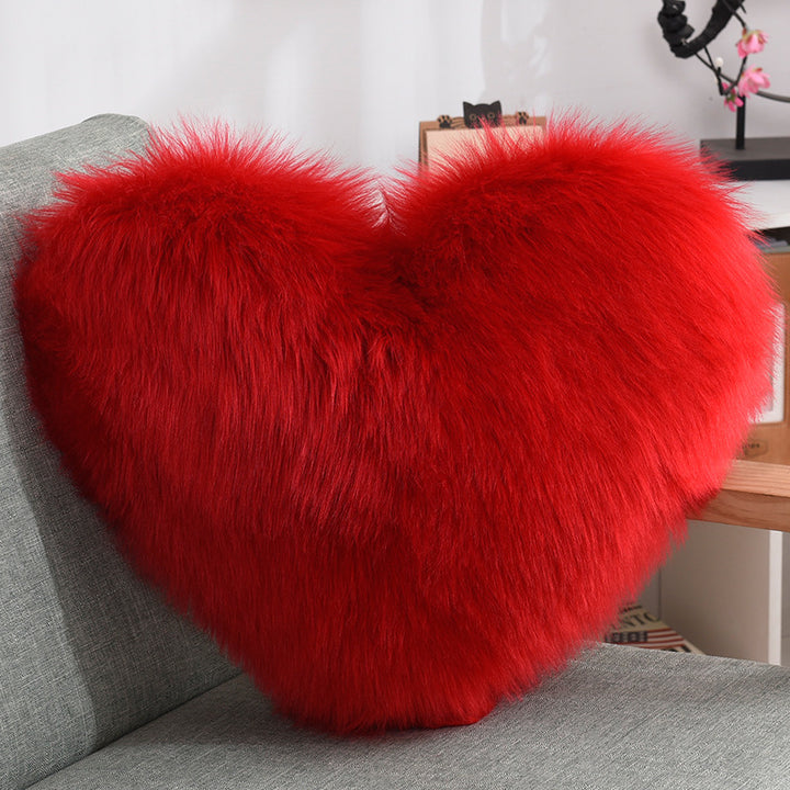 Heart Pillowcase Sofa Cushion