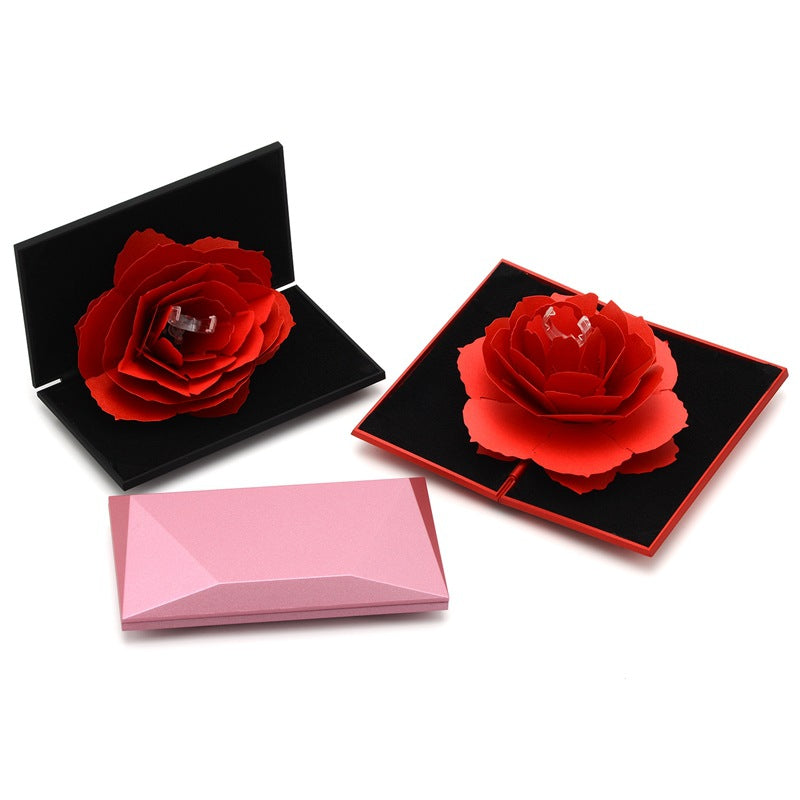 Heart Rose Jewelry Box