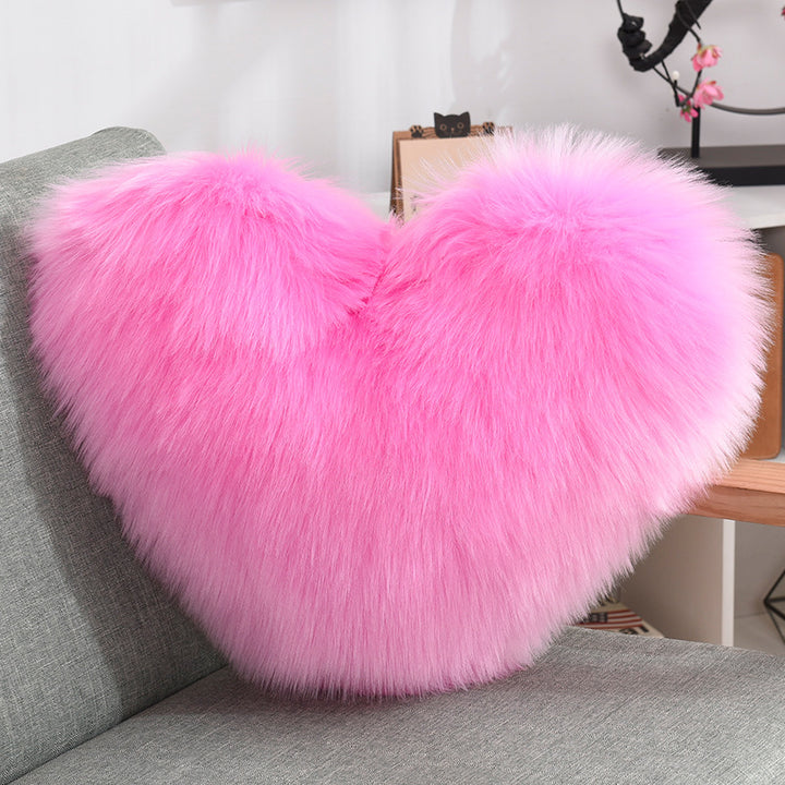 Heart Shaped Plush Cushion
