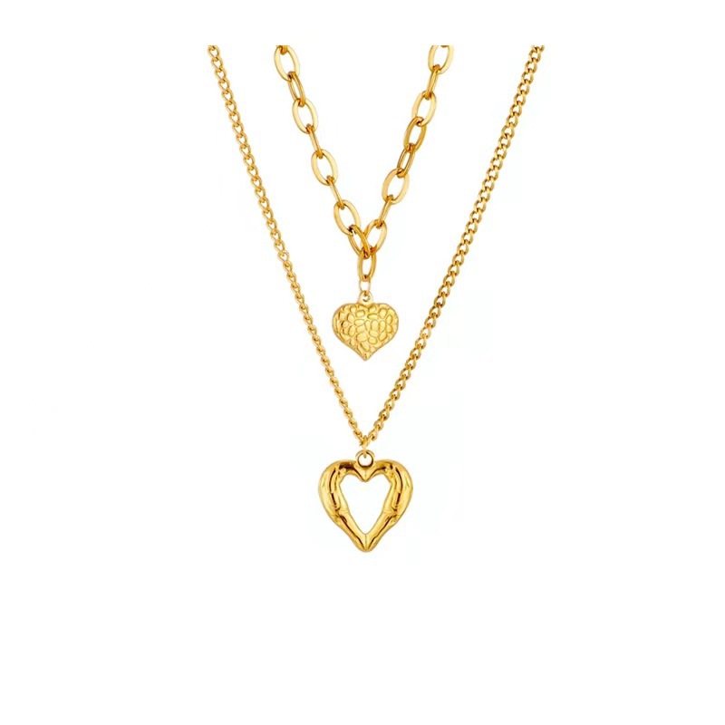 Heart love pendant necklace women