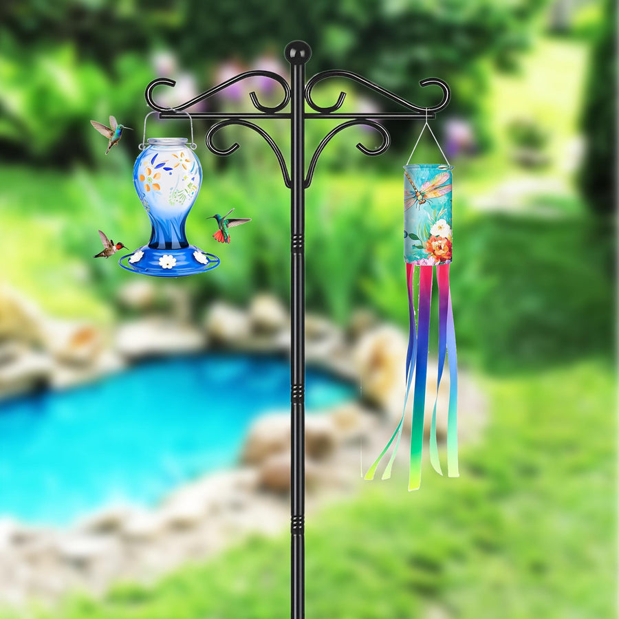 Heavy duty outdoor shepherd hooks