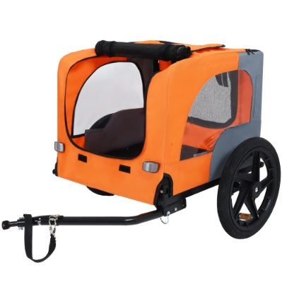 Heavy duty pet bike trailer