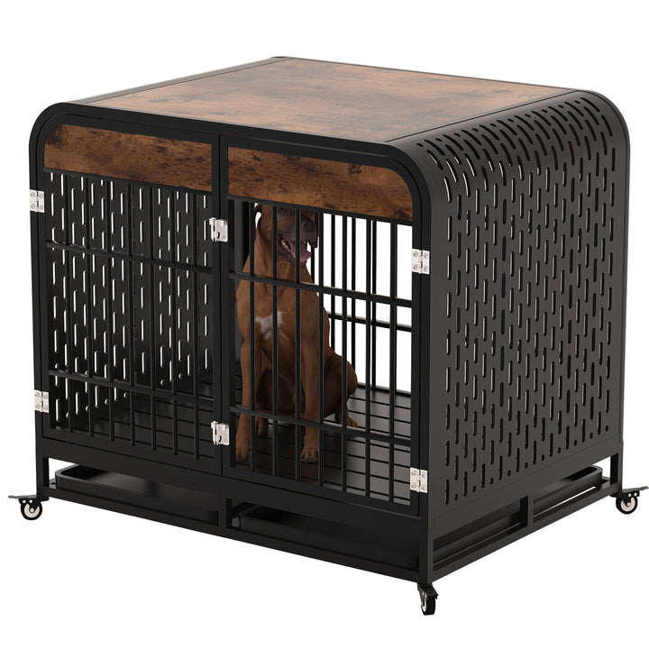 Heavy duty pet crate furniture