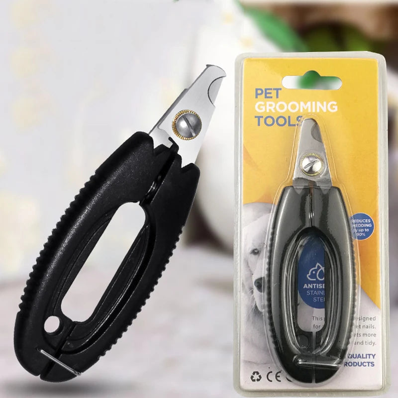 Pet Cat Dog Nail Clipper Cutter With Sickle Stainless Steel Grooming Scissors Clippers for Pet Claws Dog Supplies