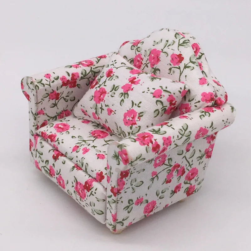 Hedgehog Cage Sofa Floral Print Design