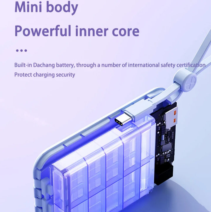 High-Capacity Mini Power Bank
