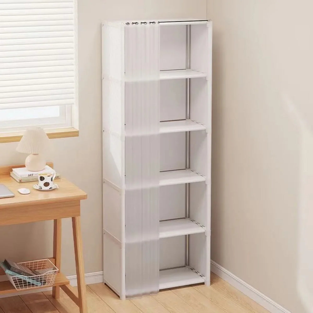 High-capacity bedroom storage cabinet