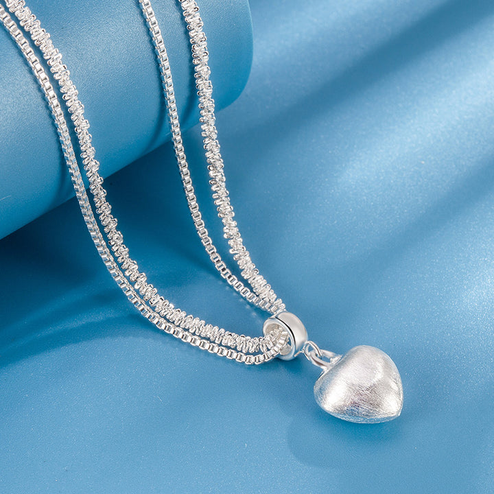 High-end heart pendant necklace fashion