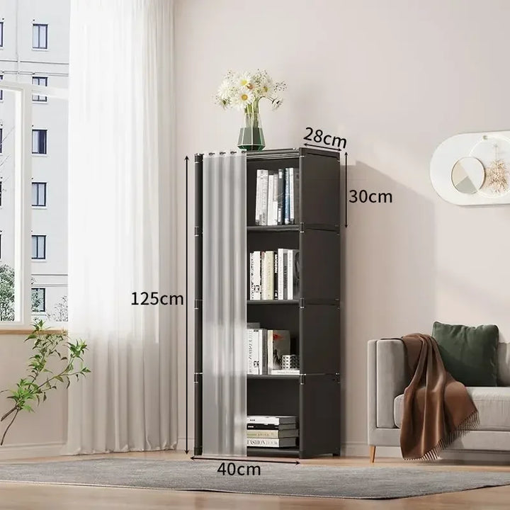 High Capacity Closet Bookshelf Organizer