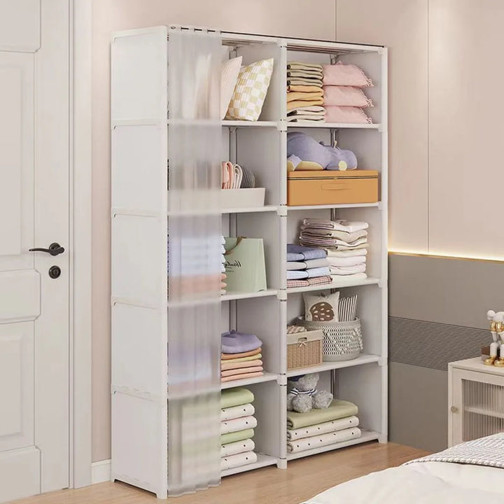 High Capacity Partition Closet