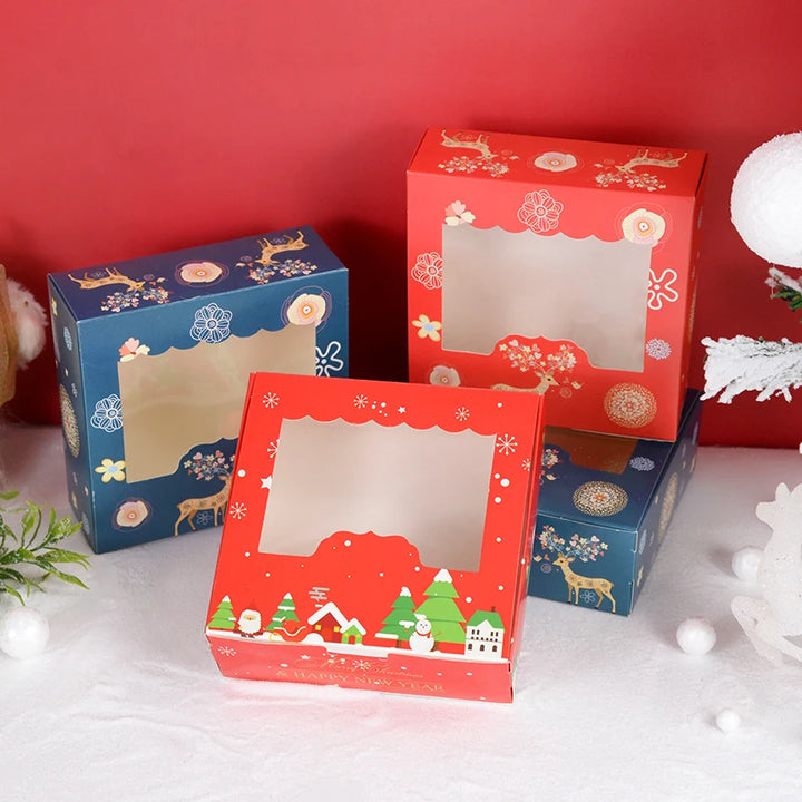 Holiday cookie box packaging for sweets