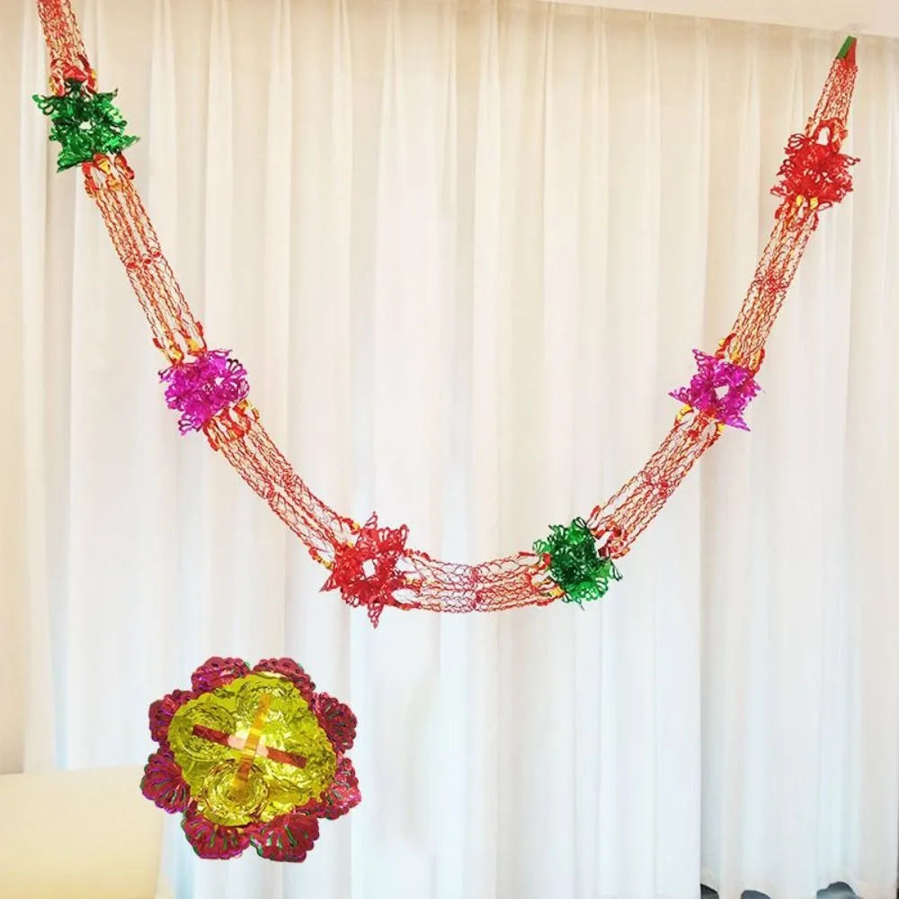 Holiday garlands for ceiling and walls