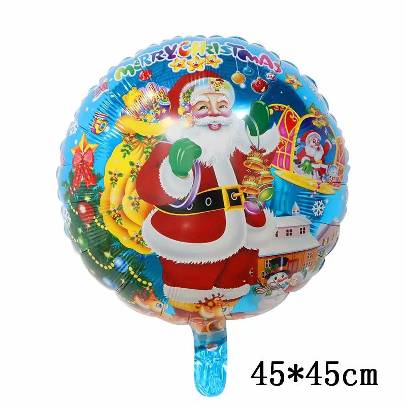 Holiday themed balloons for festive parties