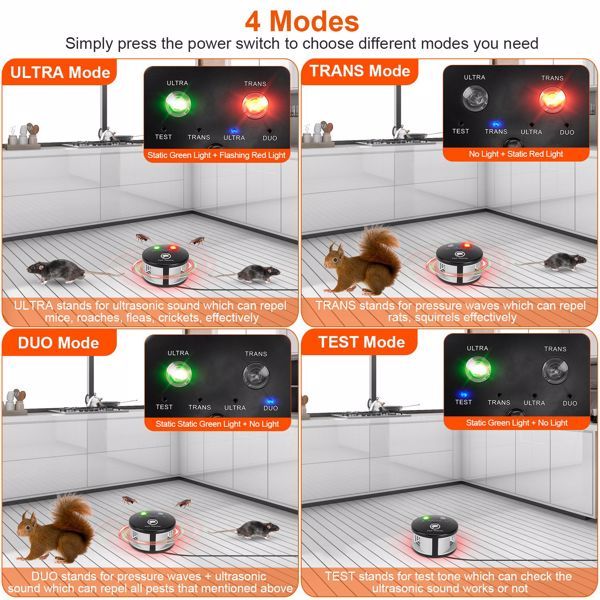 Home plug-in ultrasonic pest control system