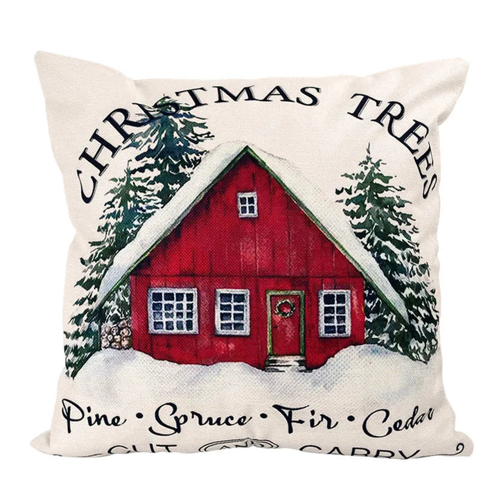 Home sofa pillow with Xmas design