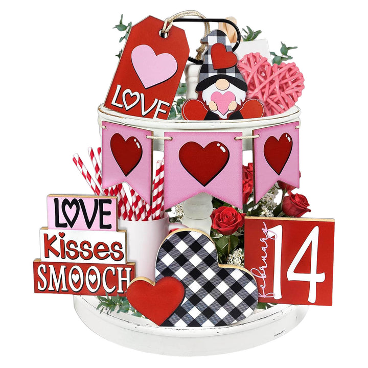 Human Day wooden decorative tray