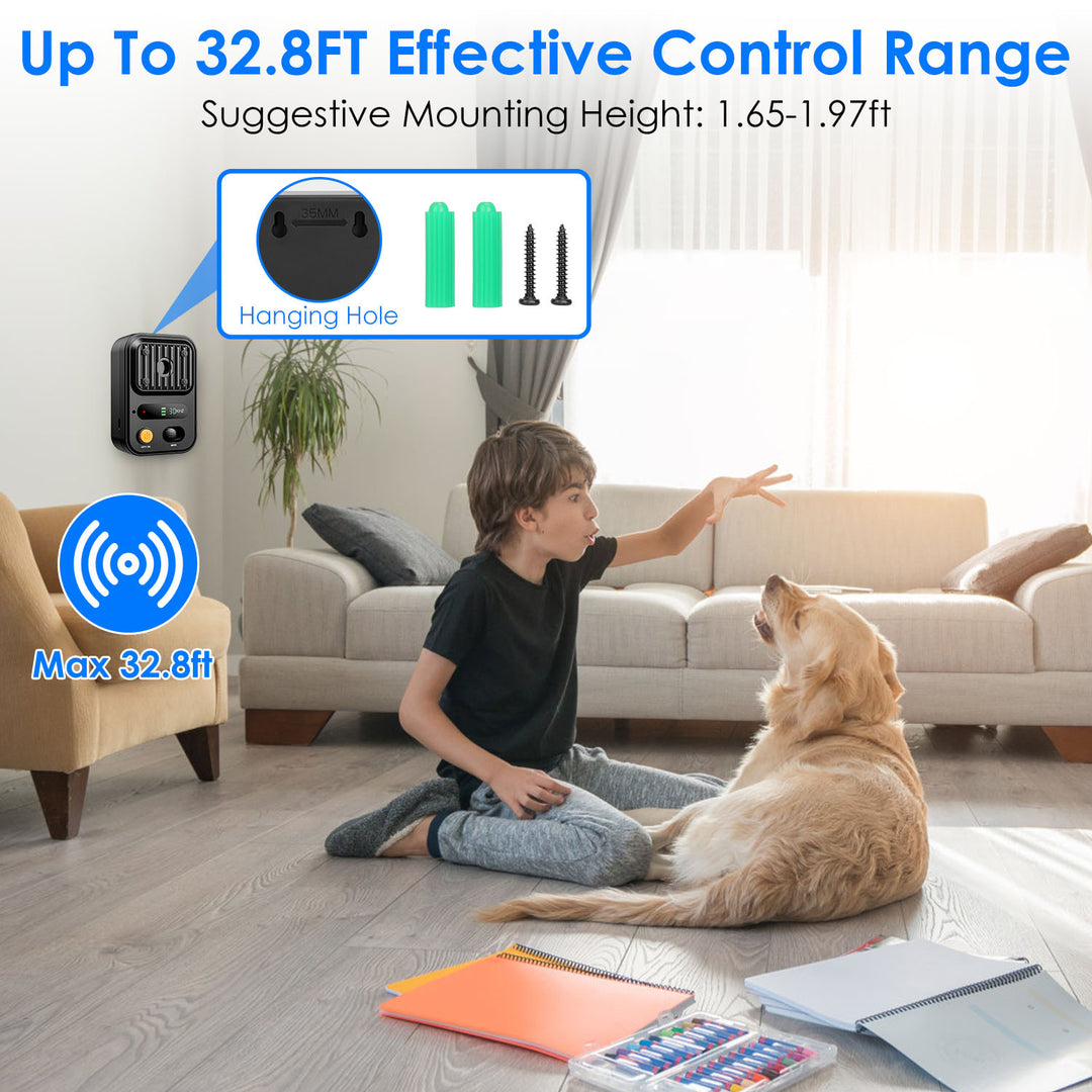 IPX4 Waterproof Bark Control Device
