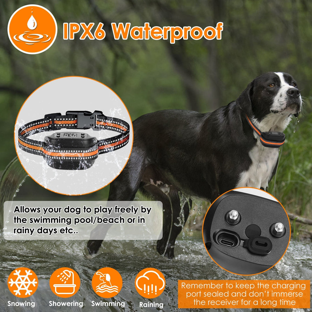 IPX6 Waterproof Dog Collar