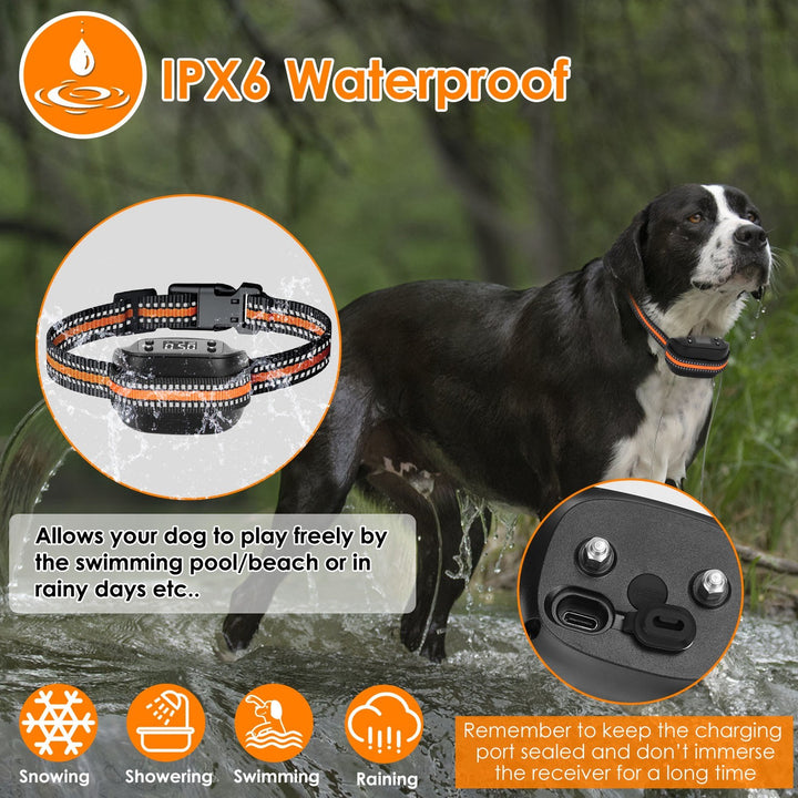 IPX6 Waterproof Dog Collar