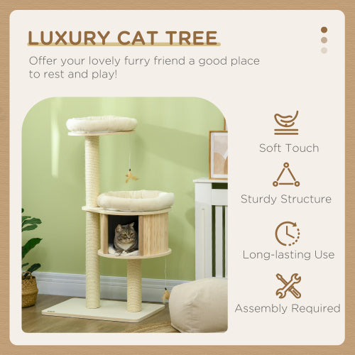 Indoor cat climbing tower PawHut
