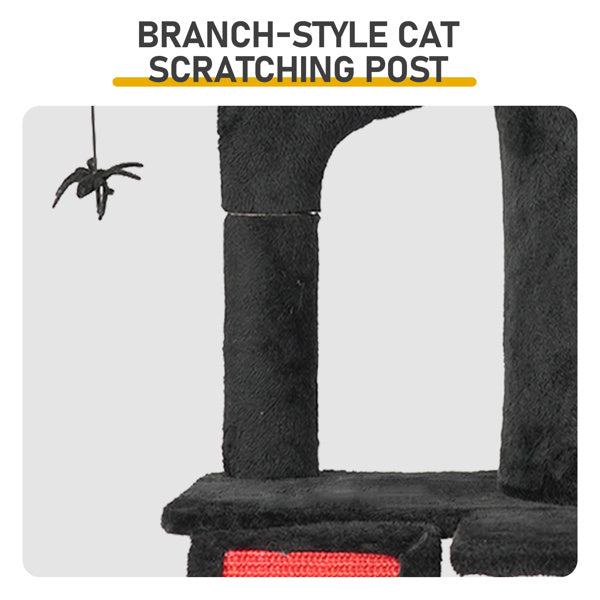 Indoor gothic cat play structure