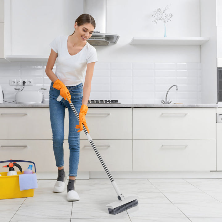 Indoor outdoor broom dustpan combo