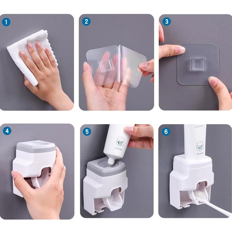 Instructions for How to Install Toothpaste Dispenser