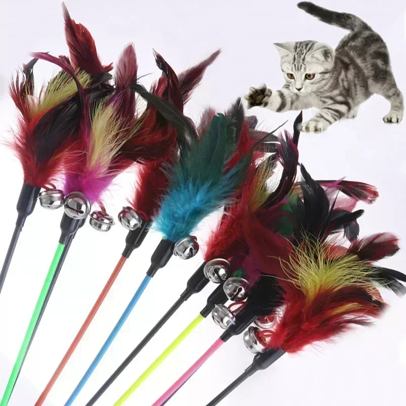 Interactive Cat Feather Toy