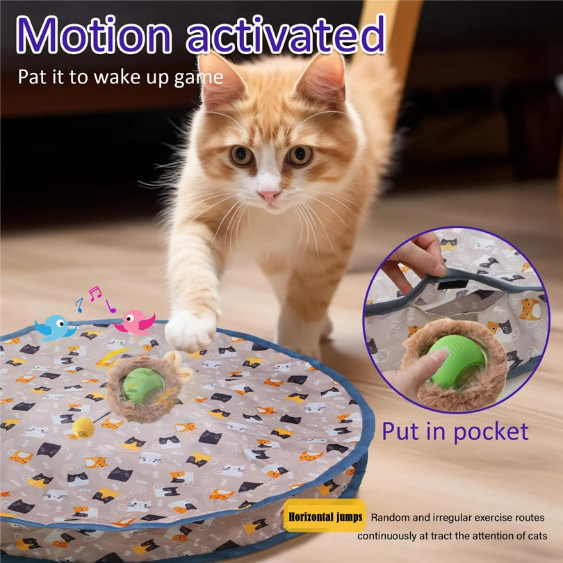 Interactive Cat Toy Ball Rolling