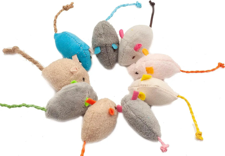 Interactive Faux Fur Mice