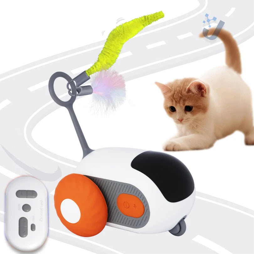 Interactive Mouse Car for Cats