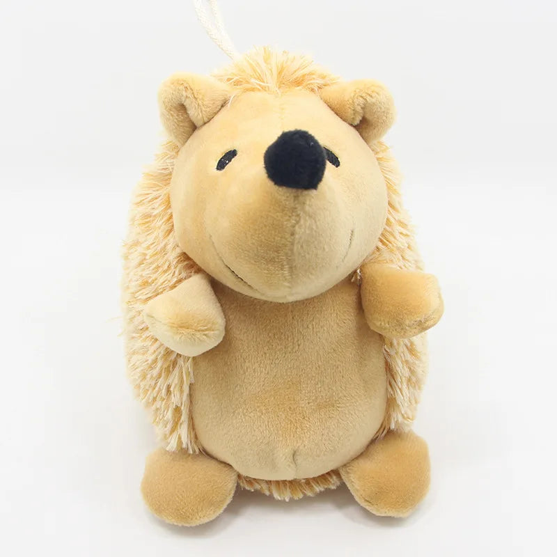 Interactive Plush Dog Toy Hedgehog Shape