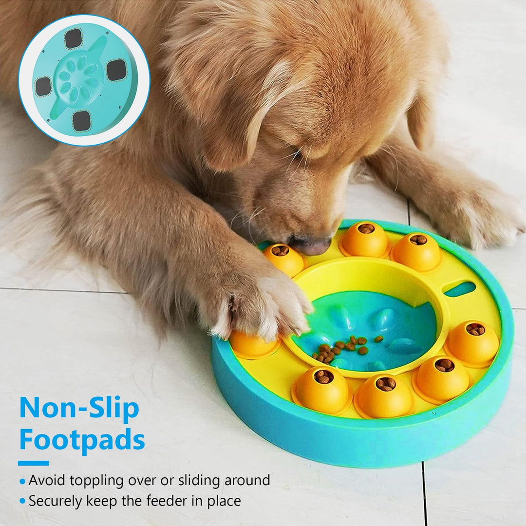 Interactive dog treat dispensing toy