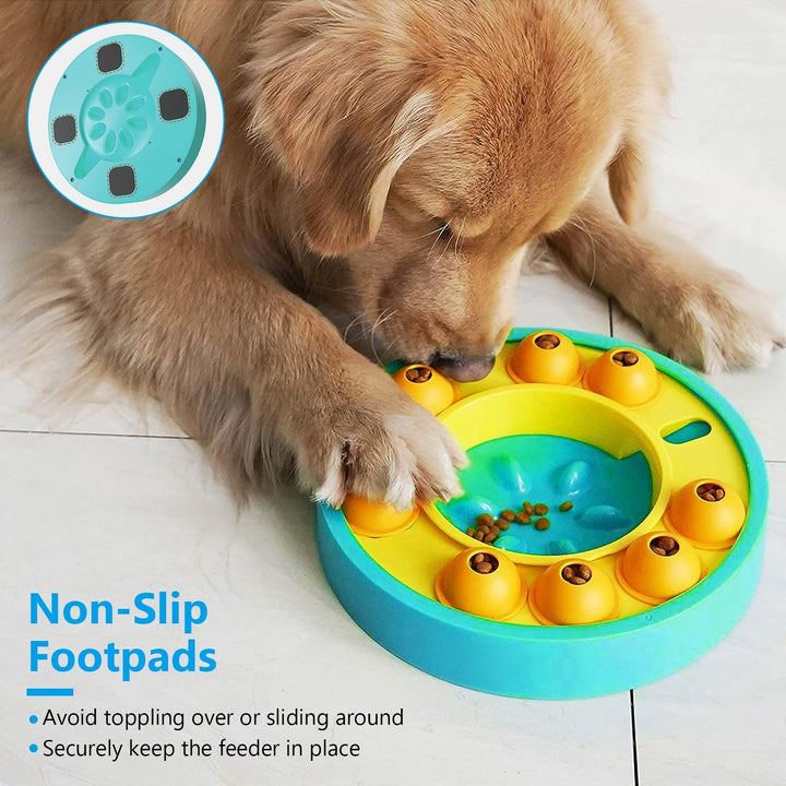 Interactive dog treat dispensing toy