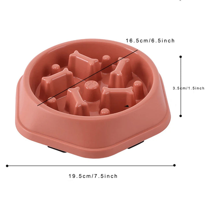 Interactive slow feed pet dish