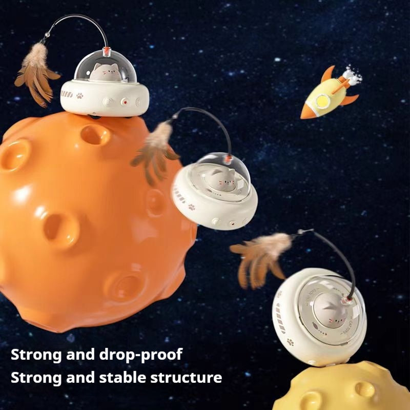 KLD The Shop cat teaser toy set with feathers and balls