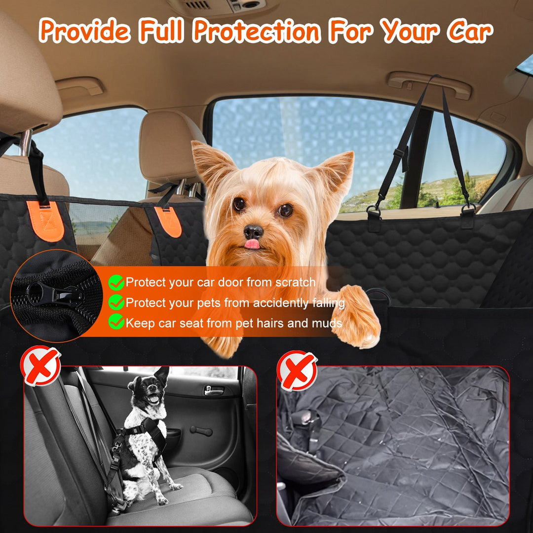 KLD The Shop dog seat cover with mesh window