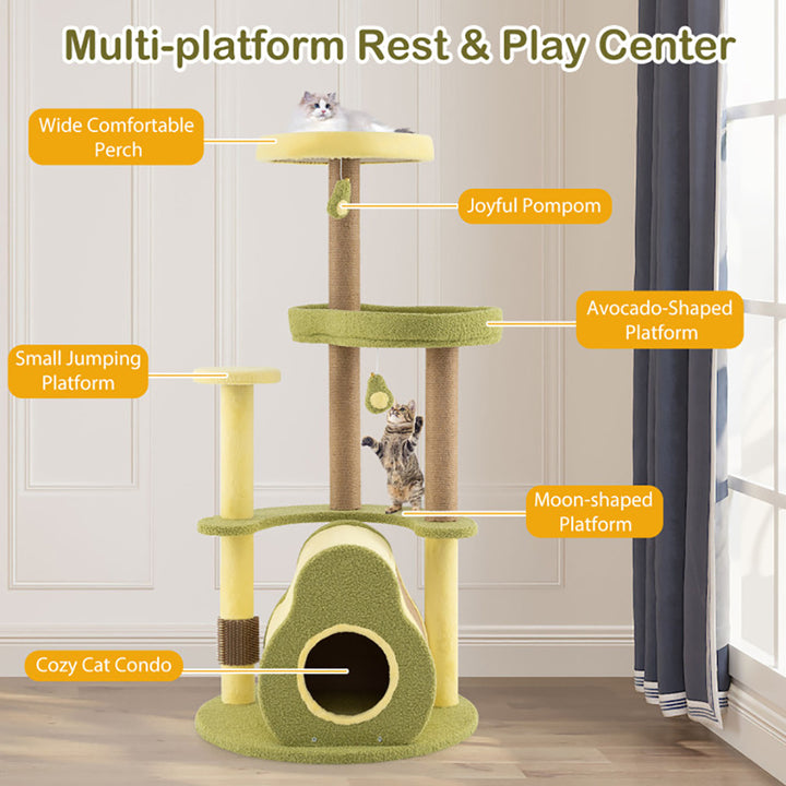 KLD The Shop freestanding cat condo and play tree