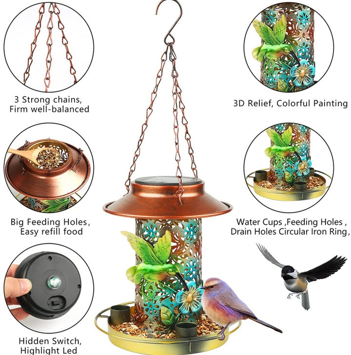 KLD The Shop metal bird feeder