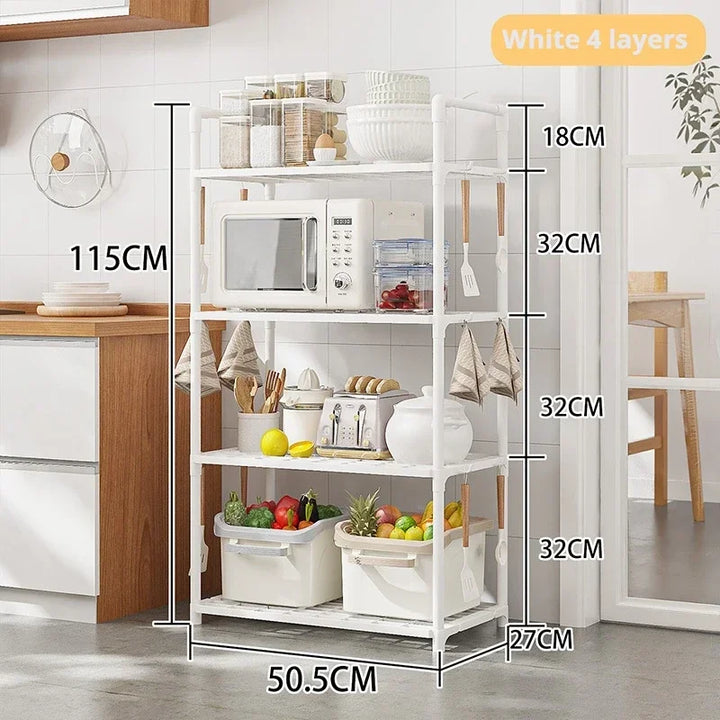 Kitchen Shelf for Microwave and Pots