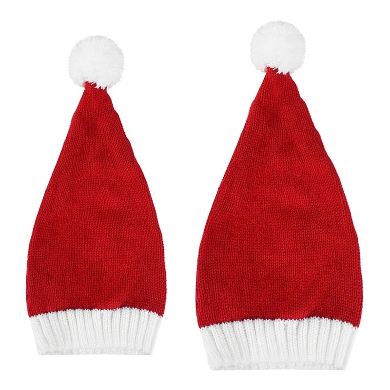 Knitted Santa Beanie for New Year