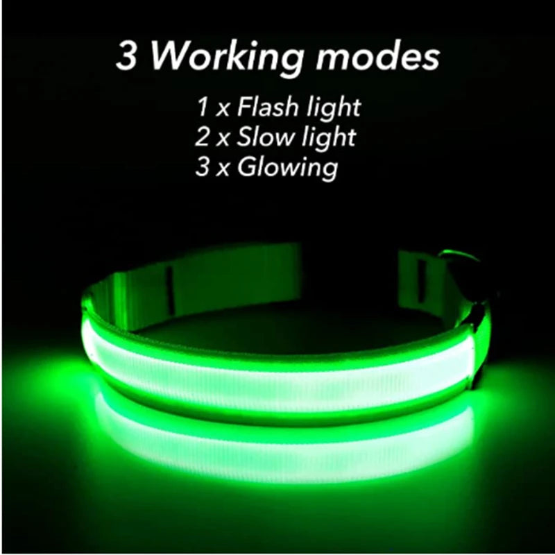 LED Light Collar for Large Dogs