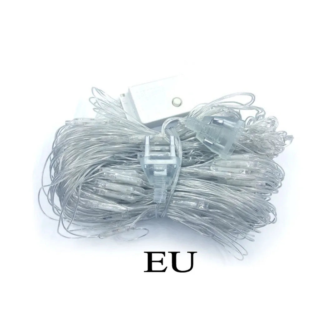 LED Net Mesh Lights for Christmas Trees and Outdoor Use