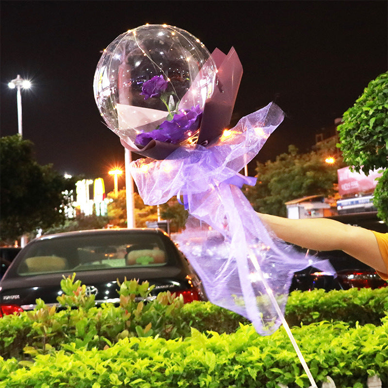 LED Rose Balloon Bouquet